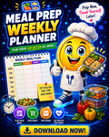 Meal Prep Weekly Planner