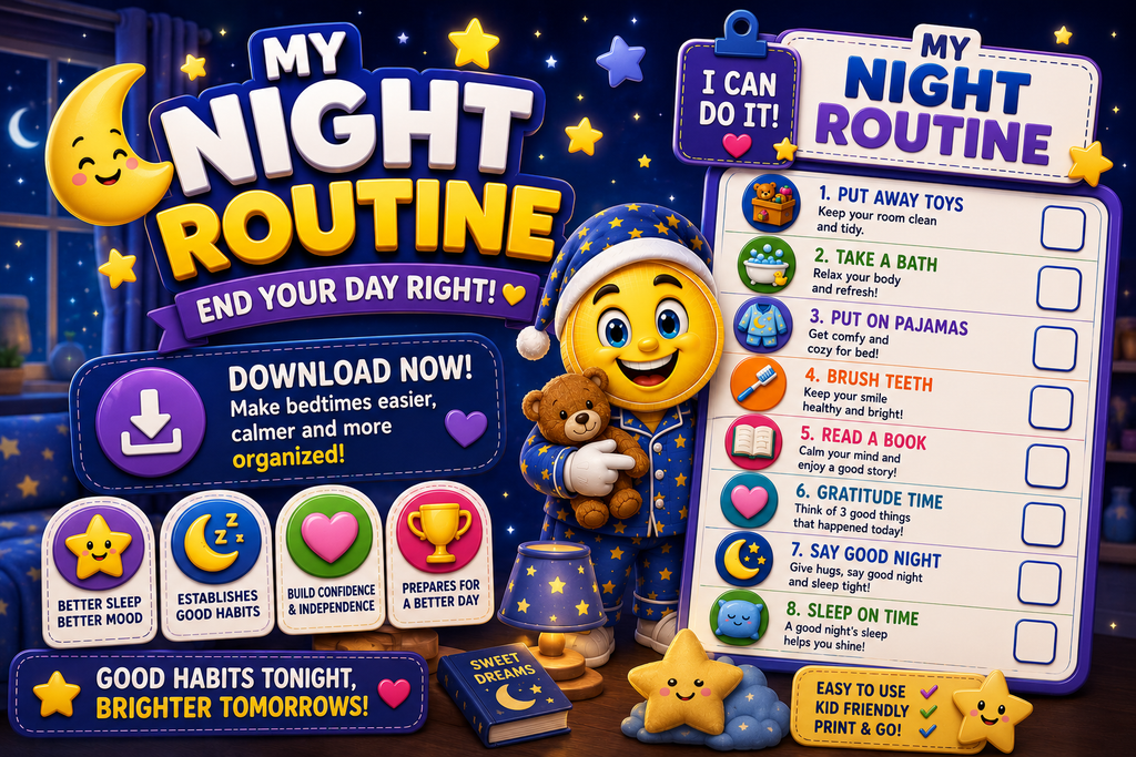 Night Routine Template