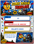 Comic Panel Layout Template