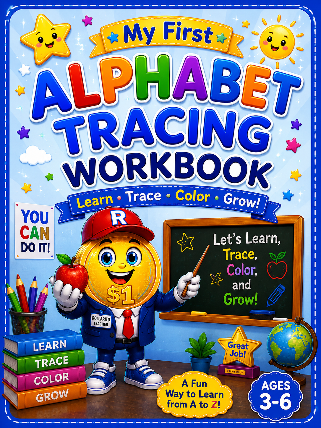 Alphabet Tracing Workbook - 29 Pages