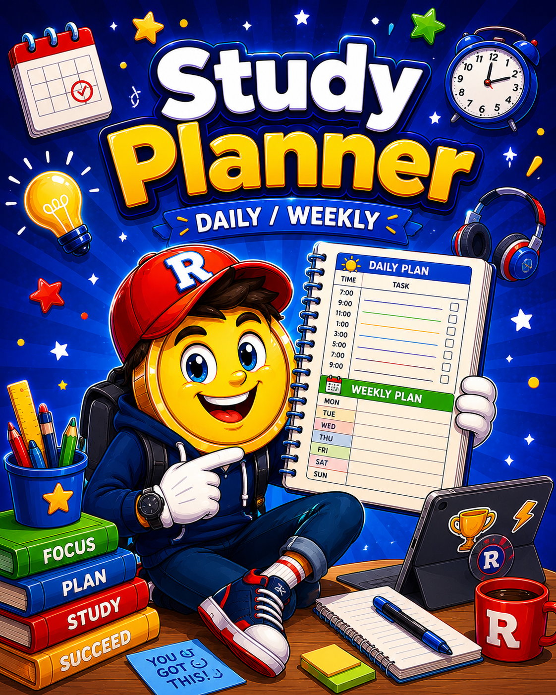 Study planner (daily / weekly)