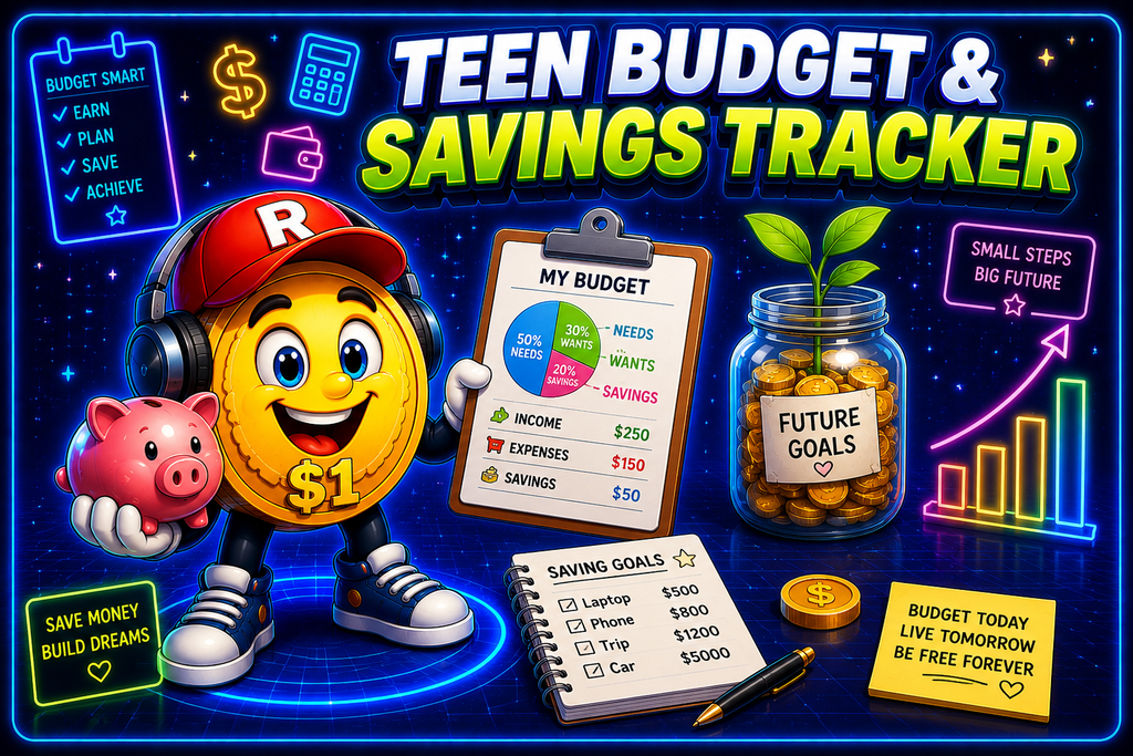 Teen Budget & Savings Tracker