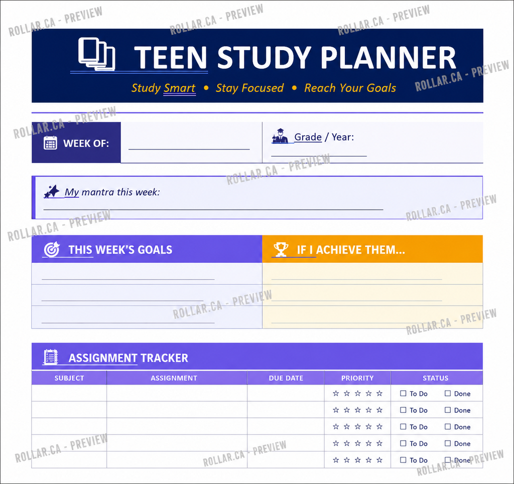 Study planner