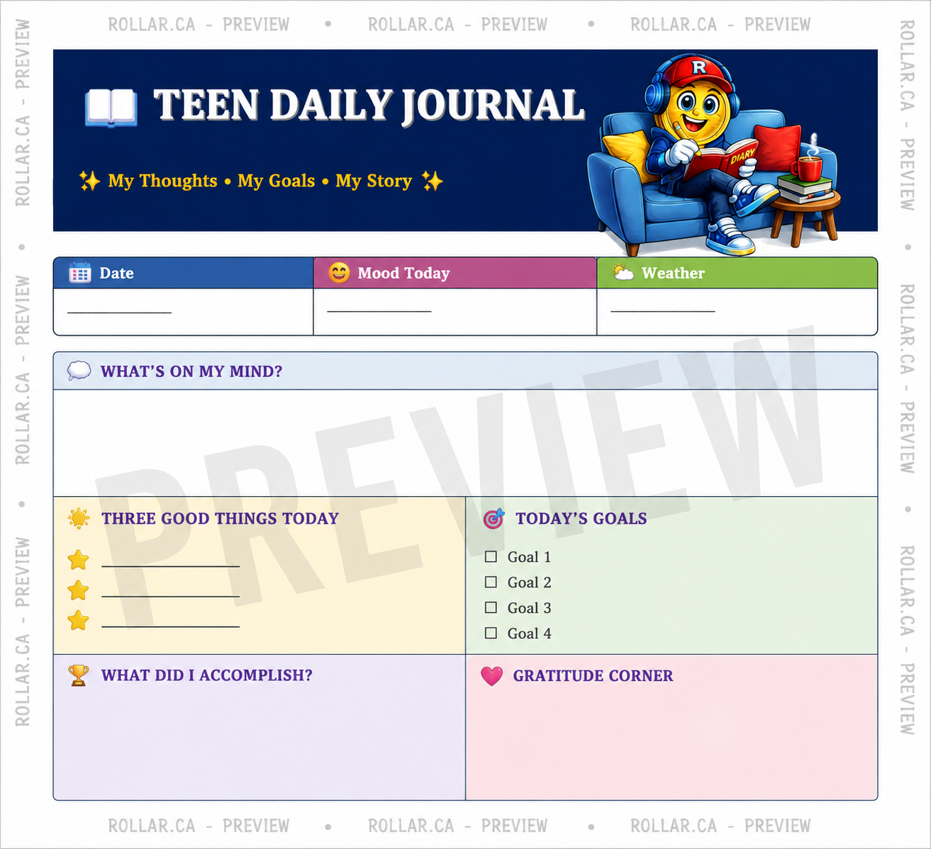 Daily Journal Template