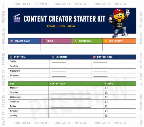 Content Creator Starter Kit