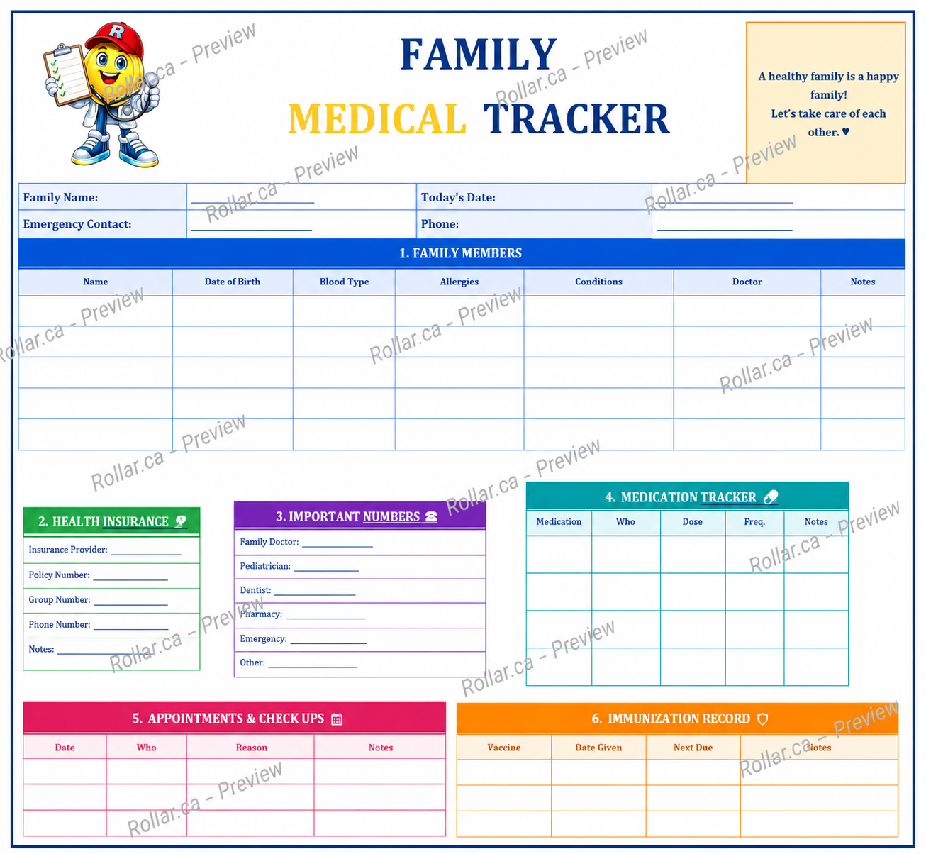 Family Medical Tracker