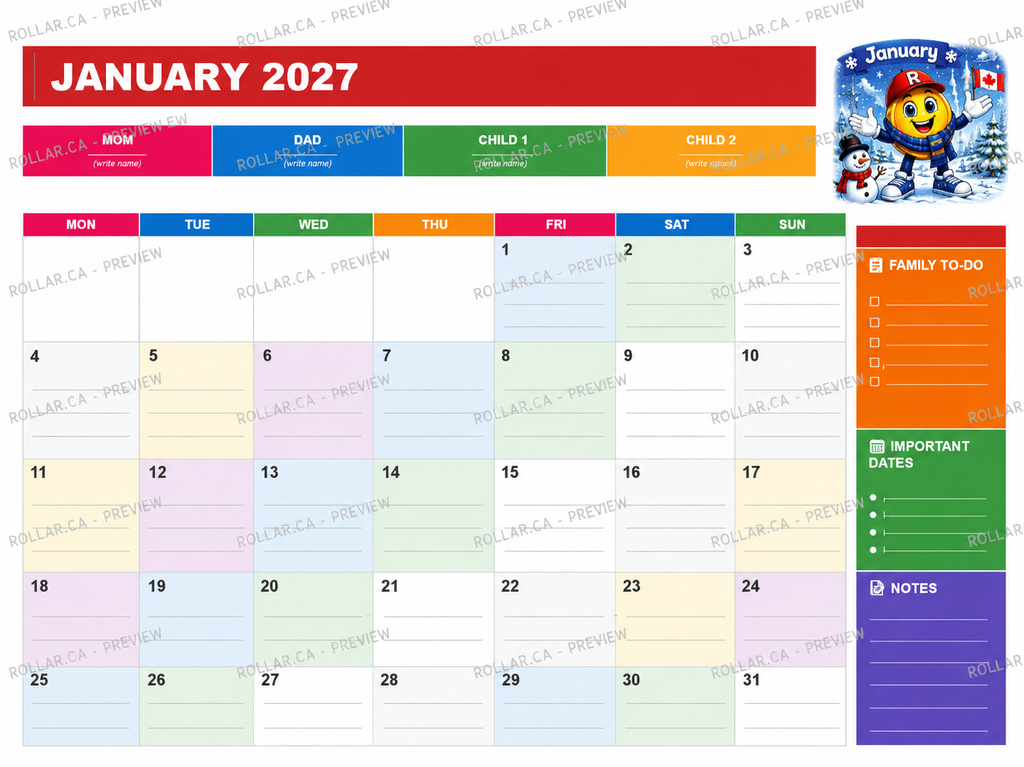 Everyday Family Planner - 2027
